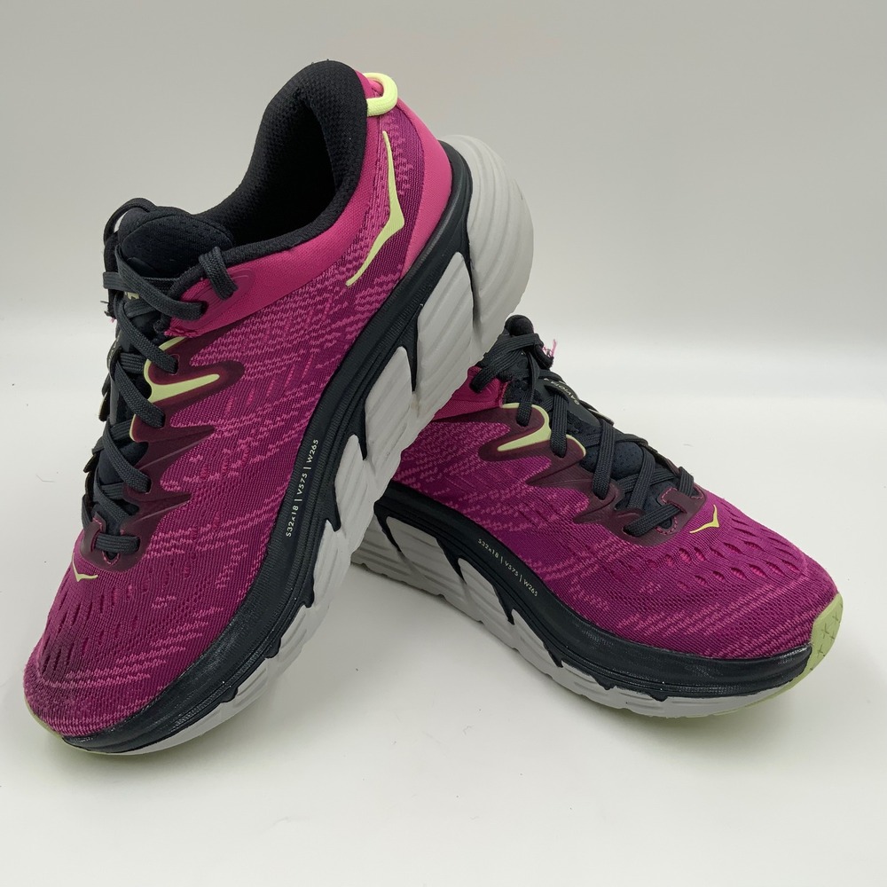 Hoka Gaviota 4 Womens Running Shoes Festival Fuchsia Black 1123199 Size 9.5